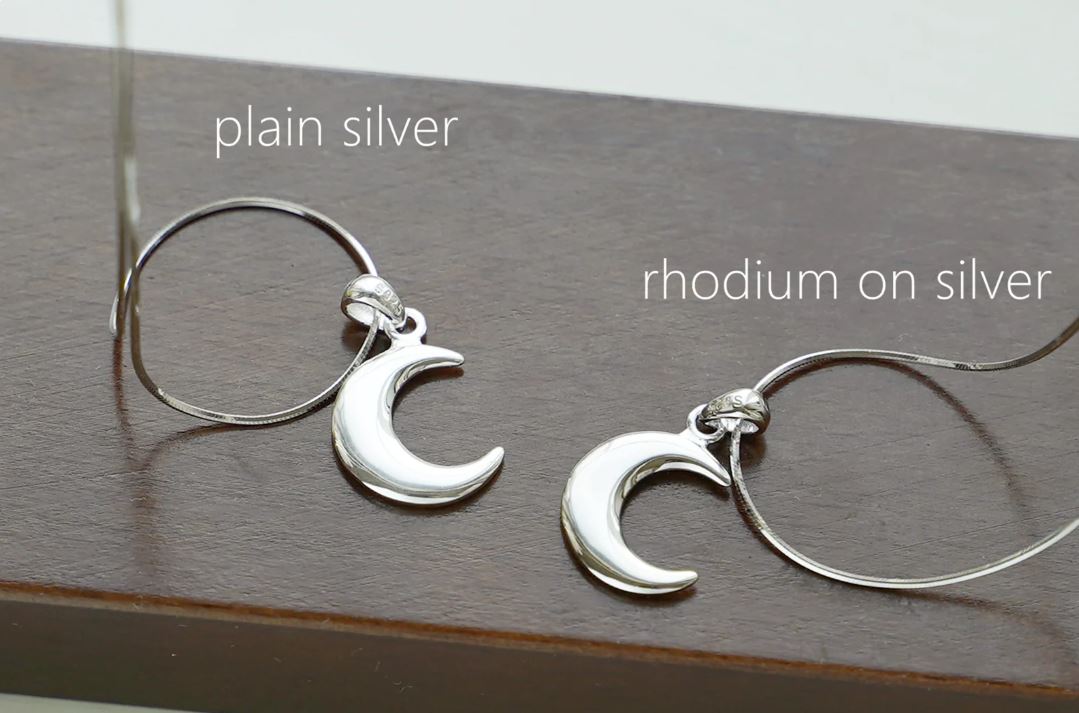 Thumbnail for Rhodium Plated Sterling Silver vs Sterling Silver – What to Choose?