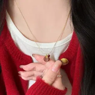Open Pomegranate Necklace