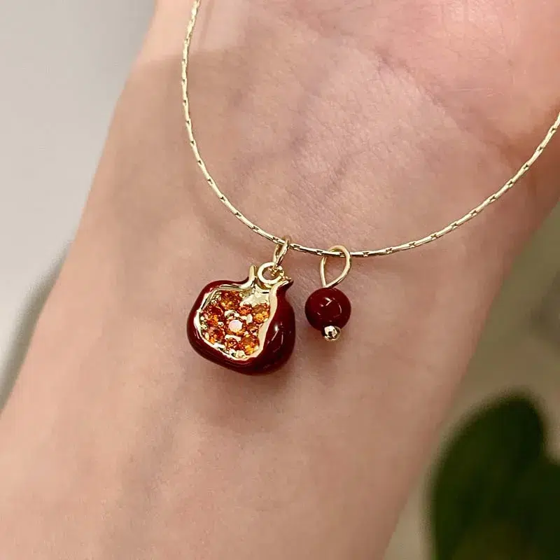 Metal Pomegranate Neckalce