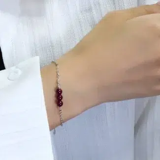 925 Silver Pomegranate Bracelet