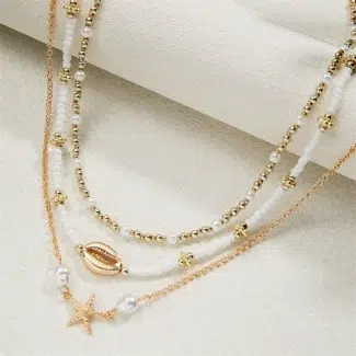 Beach Party Conch Shell Necklace