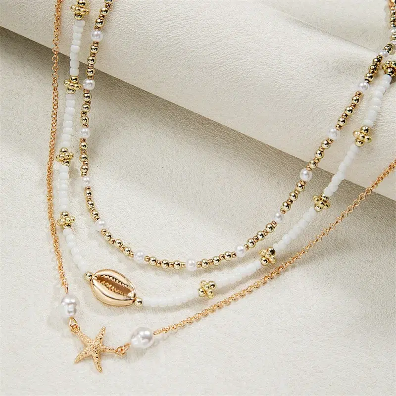 Beach Party Conch Shell Necklace