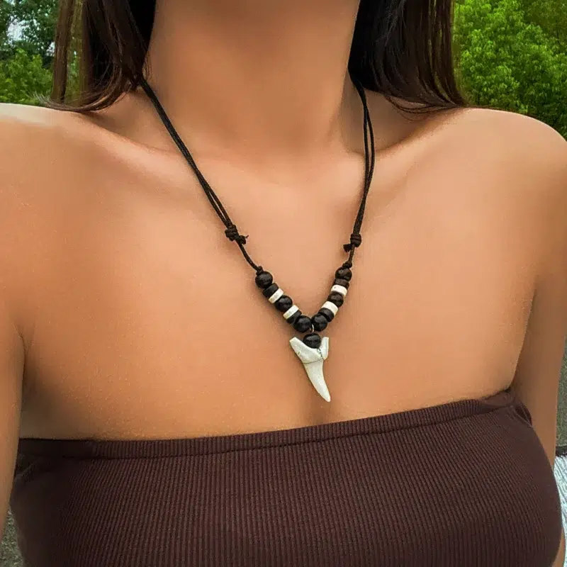 Shark Tooth Necklace Women