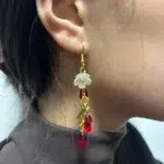 Floral Pomegranate Earrings
