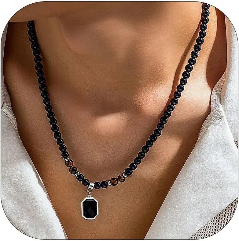 Male Beaded Necklace