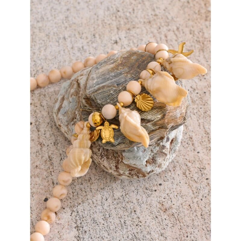 Gold Conch Shell Necklace