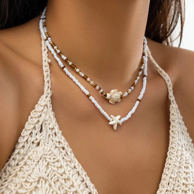 White Puka Shell Necklace
