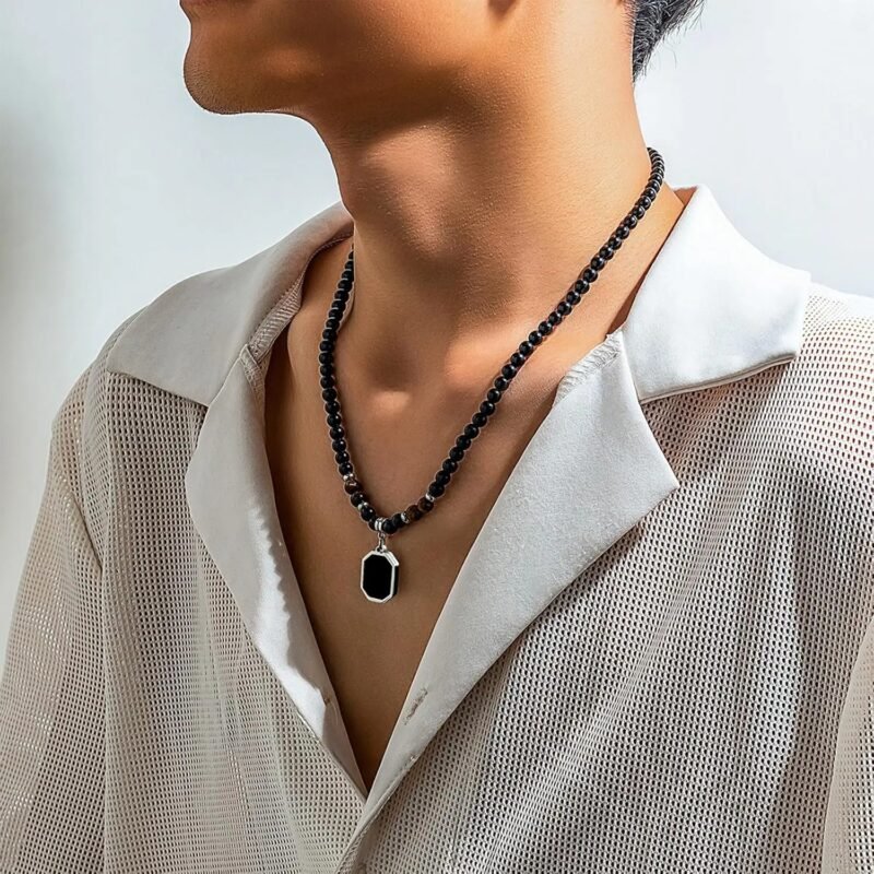 Male Beaded Necklace