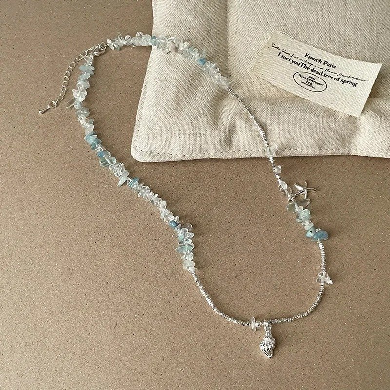 Sterling Silver Puka Shell Necklace