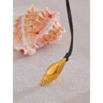 Gold Color Conch Shell Necklace