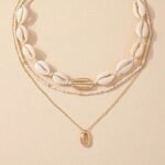 Gold Puka Shell Necklace