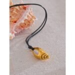 Gold Color Conch Shell Necklace