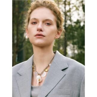 Model wearing Conch Necklace