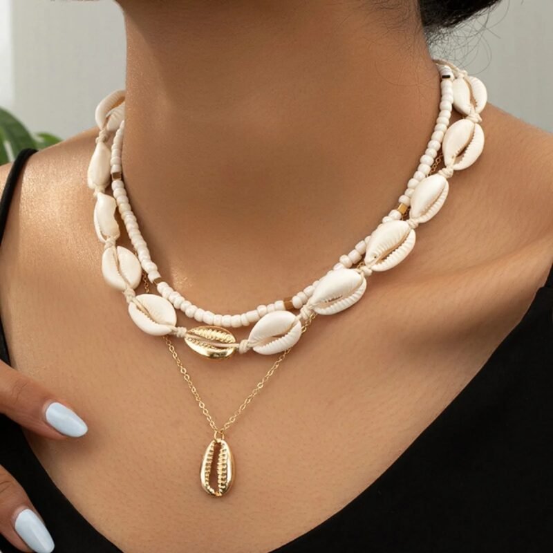 Women Puka Shell Necklace